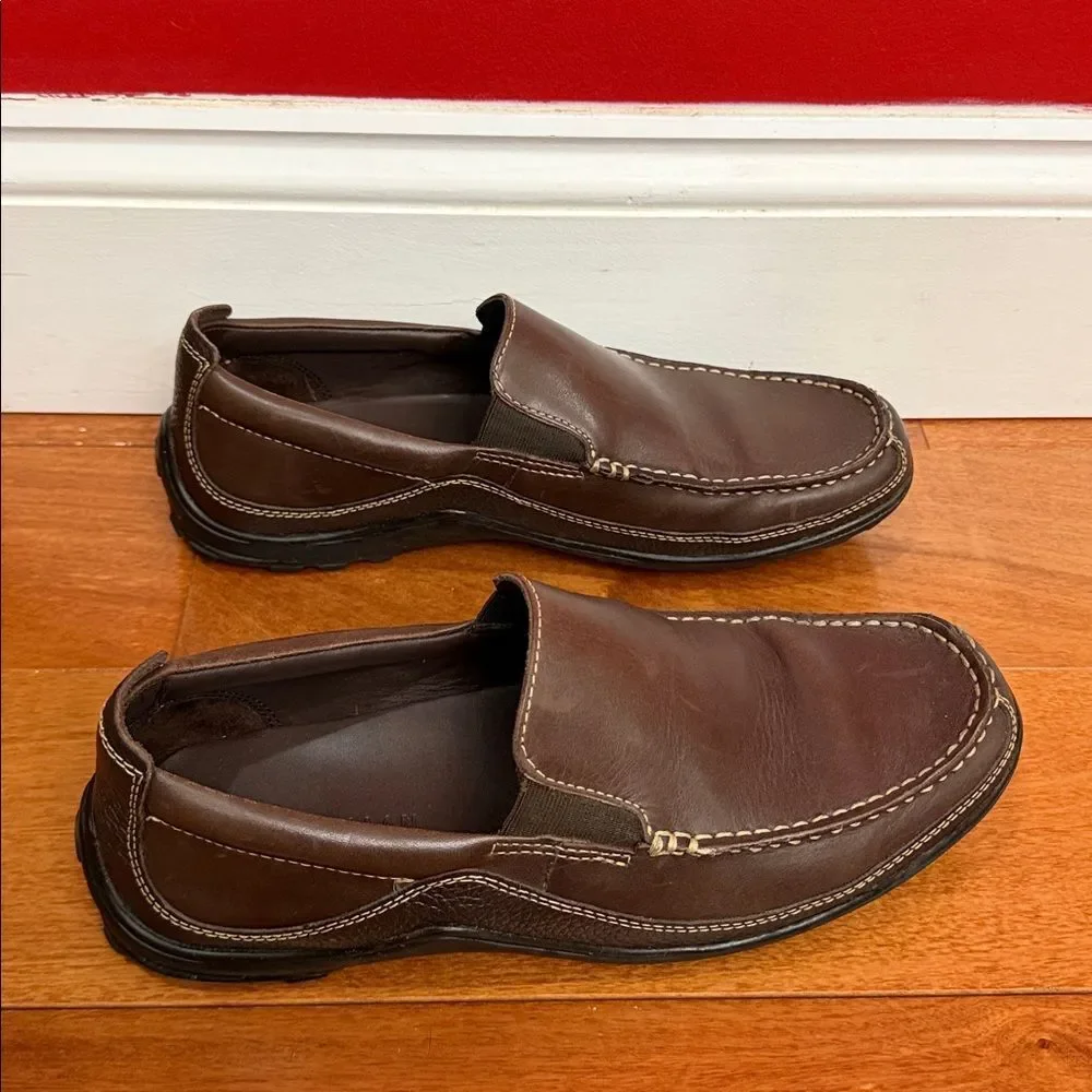 Cole Haan Men's‎ Tucker Venetian Slip on loafers in Brown Leather size 8.5M